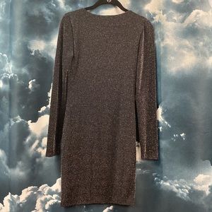 FOREVER  21 Sequin Long Sleeves Dress